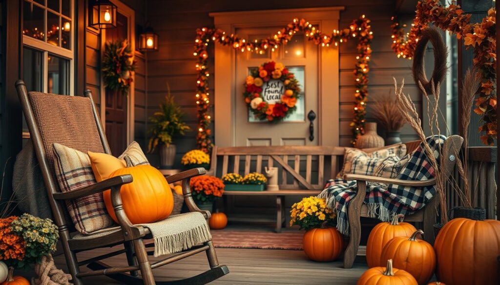 fall front porch decorating ideas