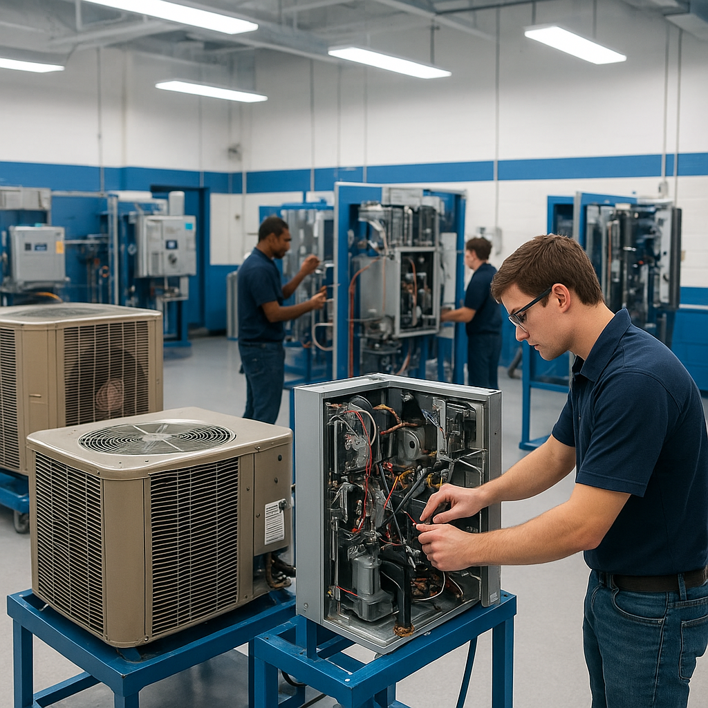 YORK Bosch HVAC donation Chattahoochee Tech training equipment