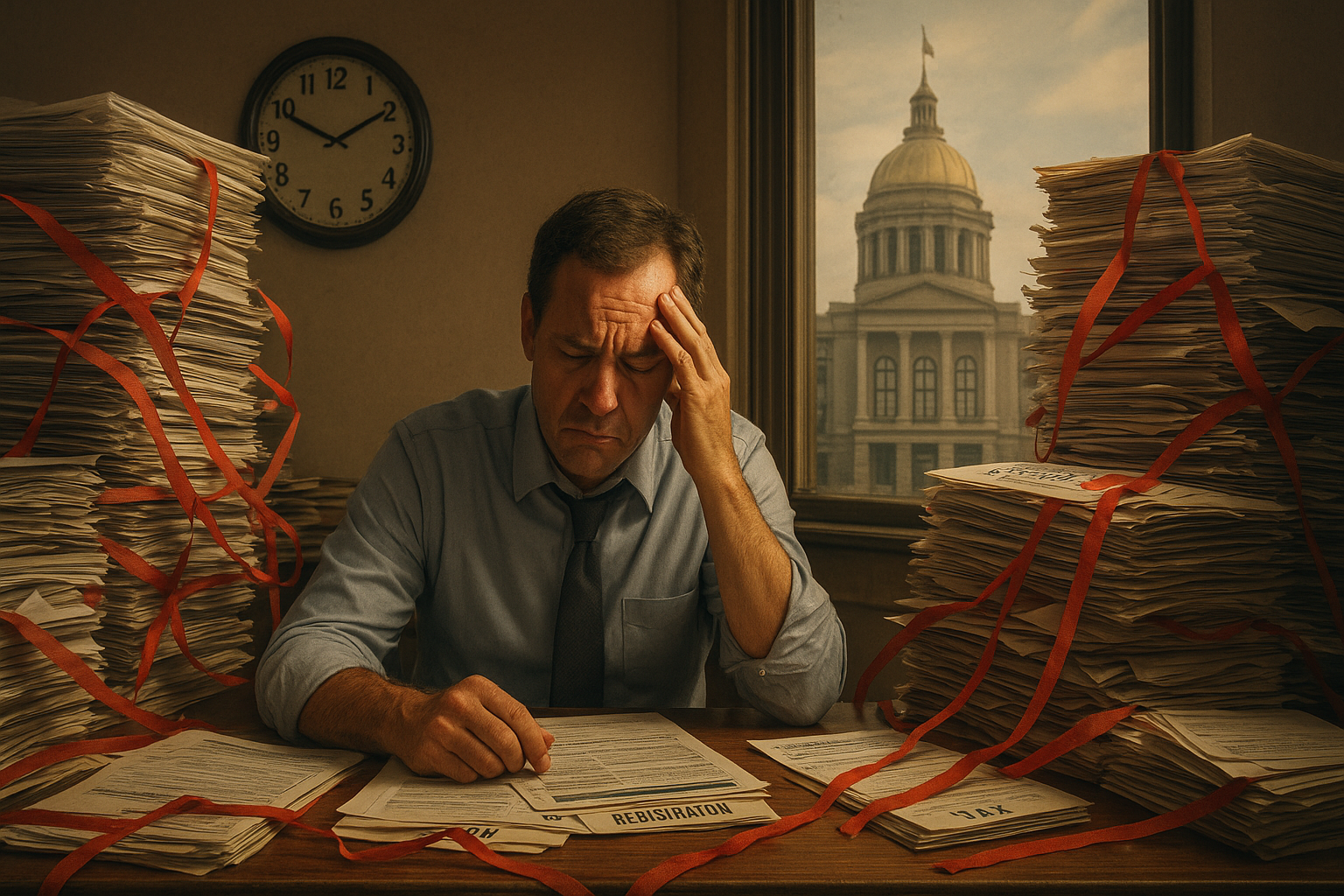 Atlanta business license renewal problems - small business owner overwhelmed by delays